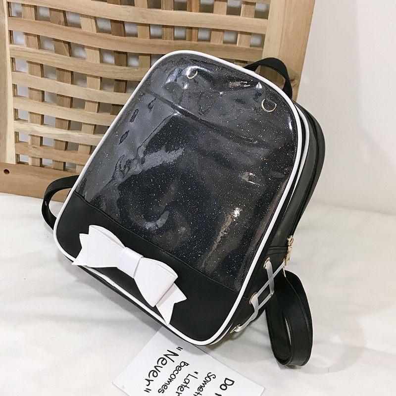 Wholesale bag cute bow backpack 2023 new fashion handbag personality ladies shoulder bag