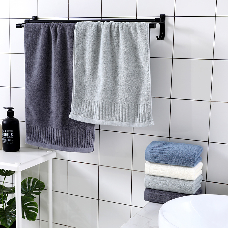 Plain vertical strip wash cotton towel soft company gift employee welfare cotton towel striped face towel a generation of hair