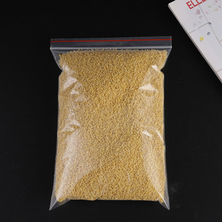 Spot wholesale transparent plastic bag plastic food clothing storage packaging bag sealing bag sealing bag PE self-sealing bag