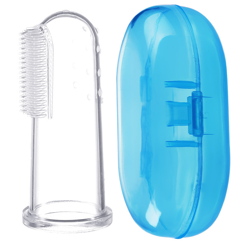 Factory direct baby toothbrush storage box thumb toothbrush box finger toothbrush pp box storage box