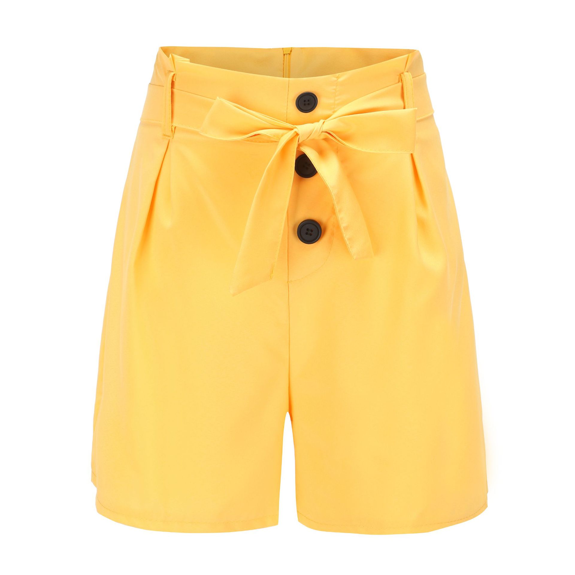 European and American wish AliExpress eBay hot sale women's shorts slim fashion sexy high waist belt beach shorts