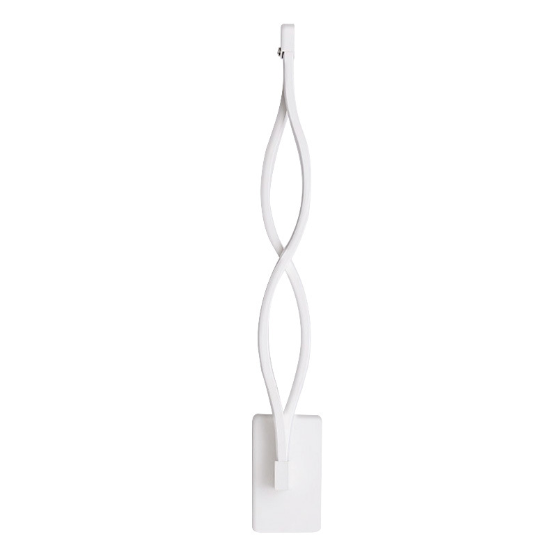 Светодиодный настенный светильник Nordic Simple Creative Wave 2,4 г Bluetooth Трехцветная температура пульт дистанционного управления настенный светильник прикроватный декоративный светильник