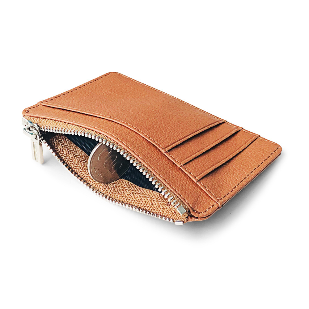 Thin zipper change wallet unisex multi-card large capacity short student wallet a generation of hair