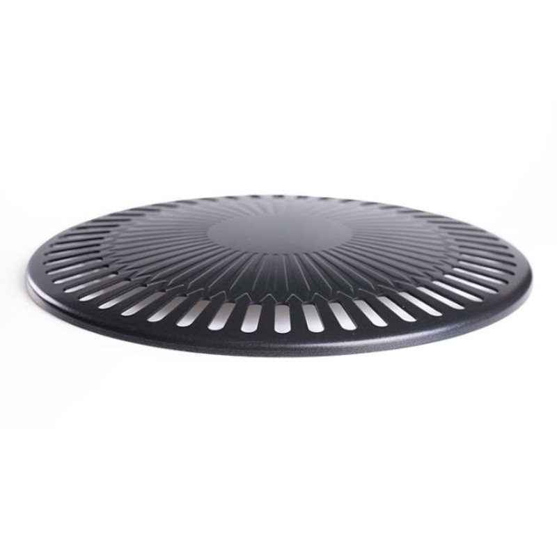 Outdoor portable round barbecue plate Korean non-stick baking tray barbecue tools in stock