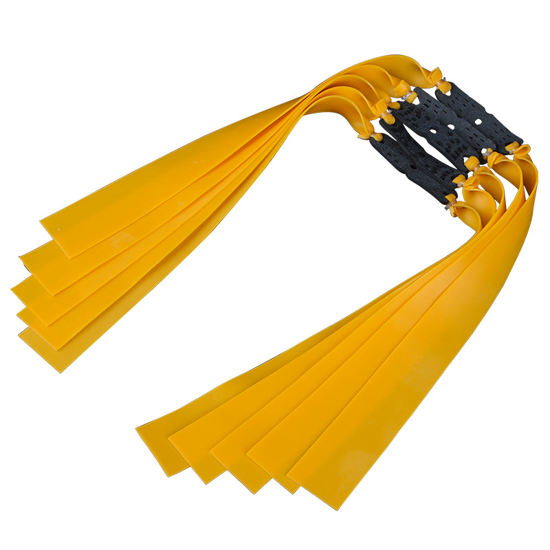 No.1 Battalion Prezas Rubber Tendon Group 0.75 1.0 Tapered 2012 2313 has a flat rubber band Slingshot manufacturer