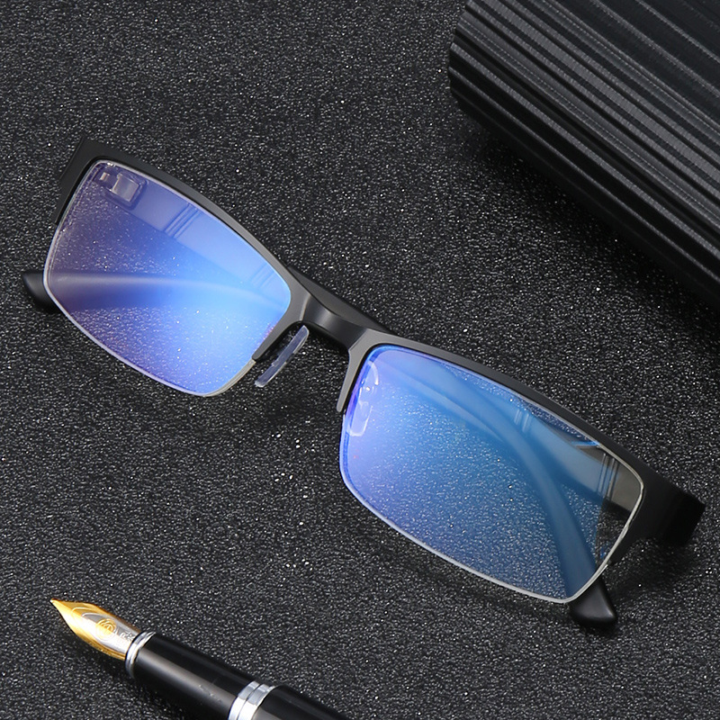 Myopia Glasses Men's Anti-radiation with Several degrees of eyes Myopia Men's Flat Light Anti-fatigue Eye Protection Glasses Frame 8850