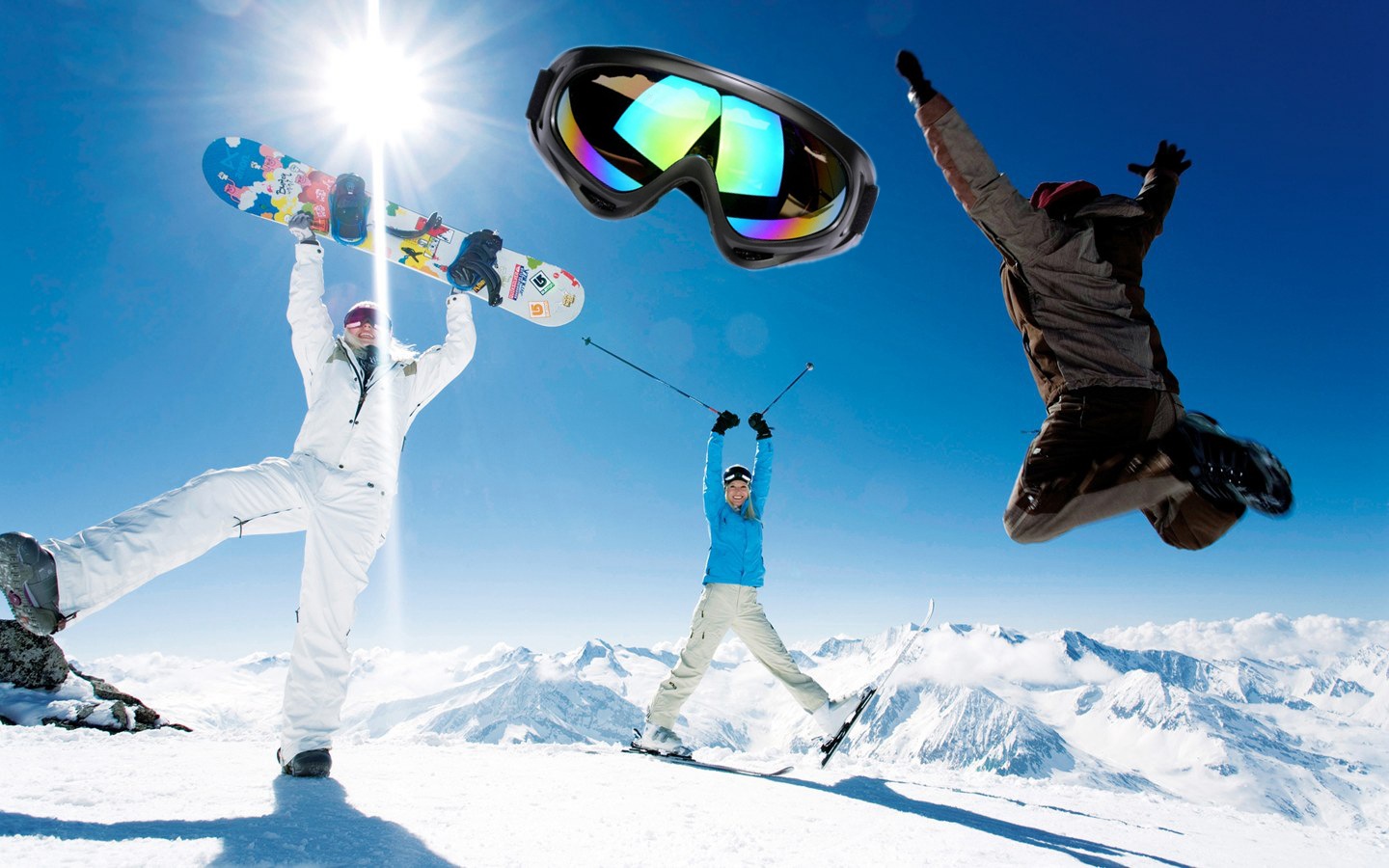 Kayak gözlüğü Trend sürüş spor gözlüğü Kayak gözlüğü Moda motosiklet gözlüğü_voghion.com