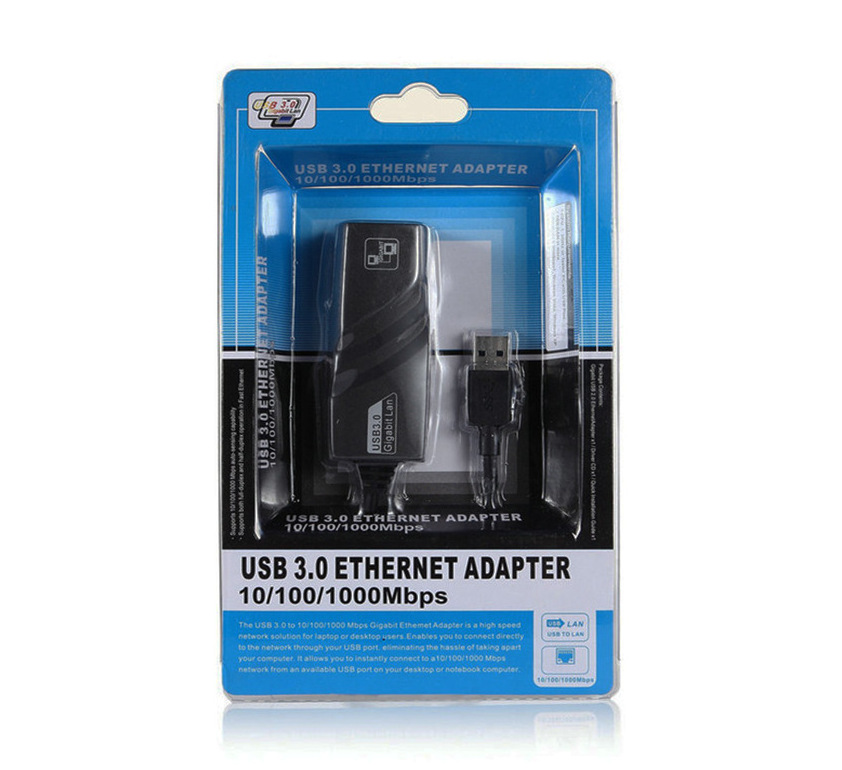 USB3.0 external Gigabit network card transfer RJ45 1000m high-speed gigabit drive-free connection rj45 wired network card