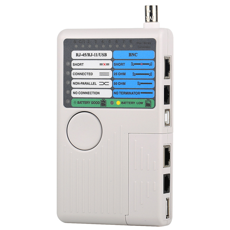 Multi-function tester four-in-one cable tester telephone line network cable BNC coaxial cable USB Cable tester