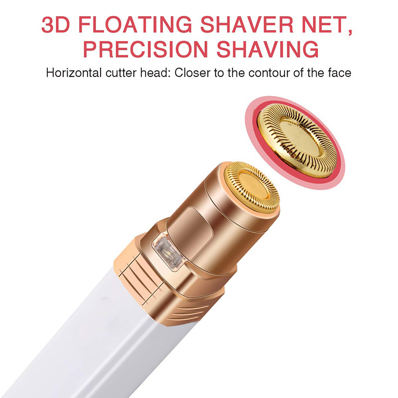 Amazon electric hair remover Women's Mini lipstick Shaver hair remover facial hair trimmer hair shaving beauty instrument