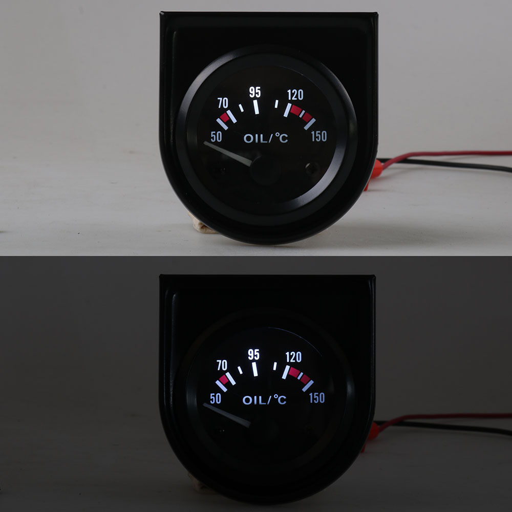 Factory Direct car modification oil thermometer 12v Universal car oil thermometer with sensor 50-150°C