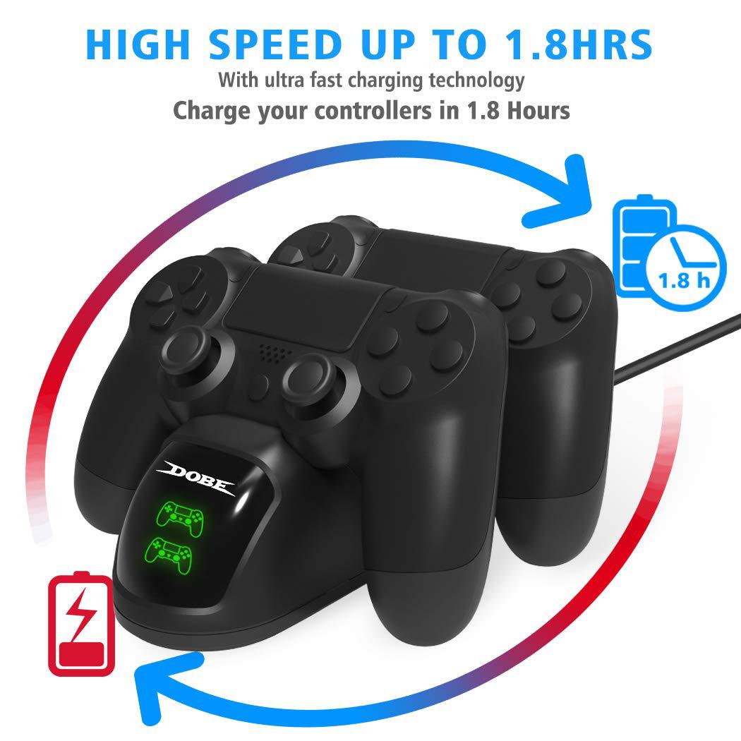 PS4 gamepad charger SLIM dual charger PRO charger with monitor charging indicator light TP4-889
