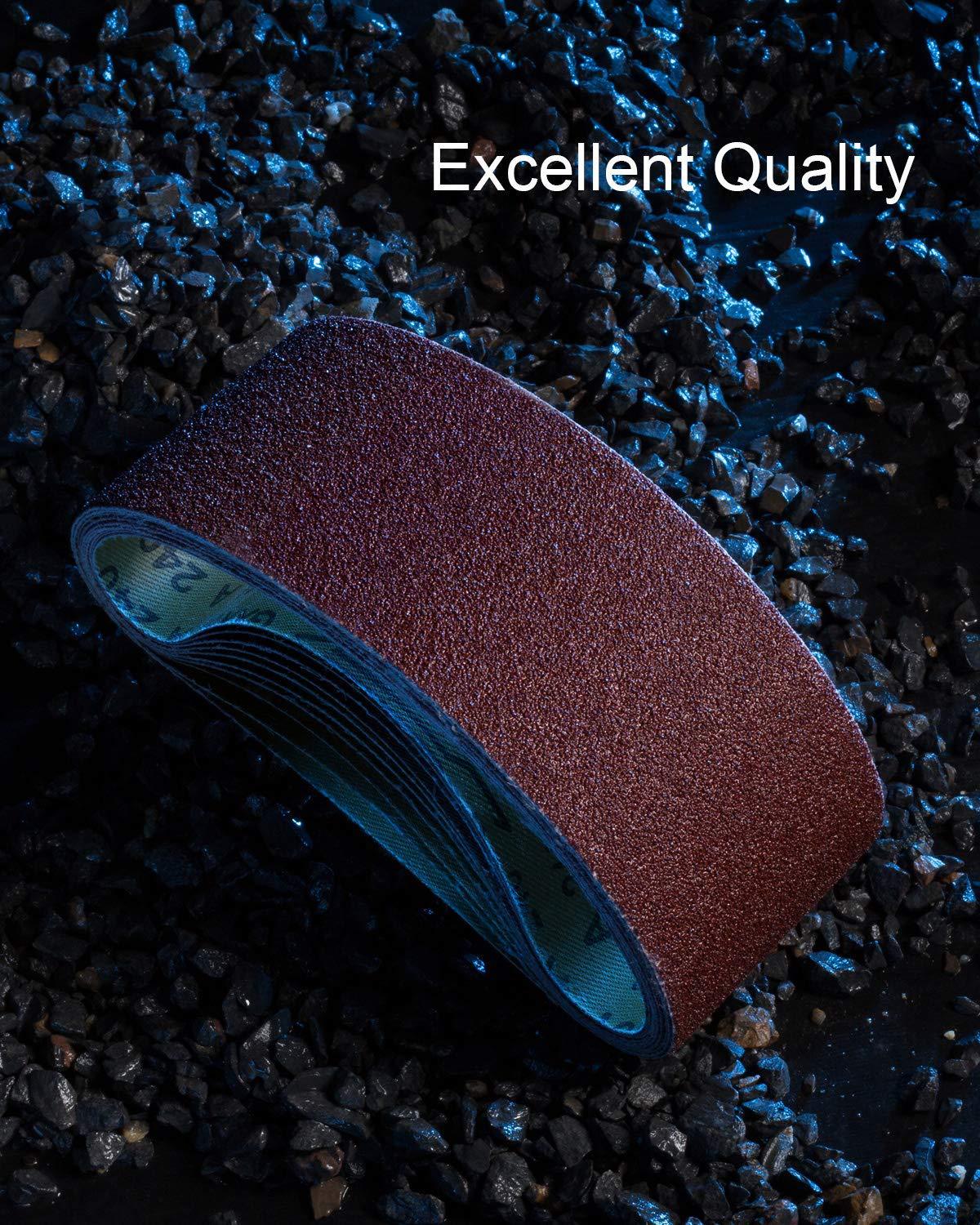 Factory direct supply Amazon ebay explosions abrasive belt 2*24 inch set 610*100 foreign trade supply can be packaged