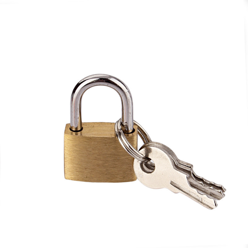20MM small copper lock luggage bag padlock mailbox Machine box lock small lock can be opened