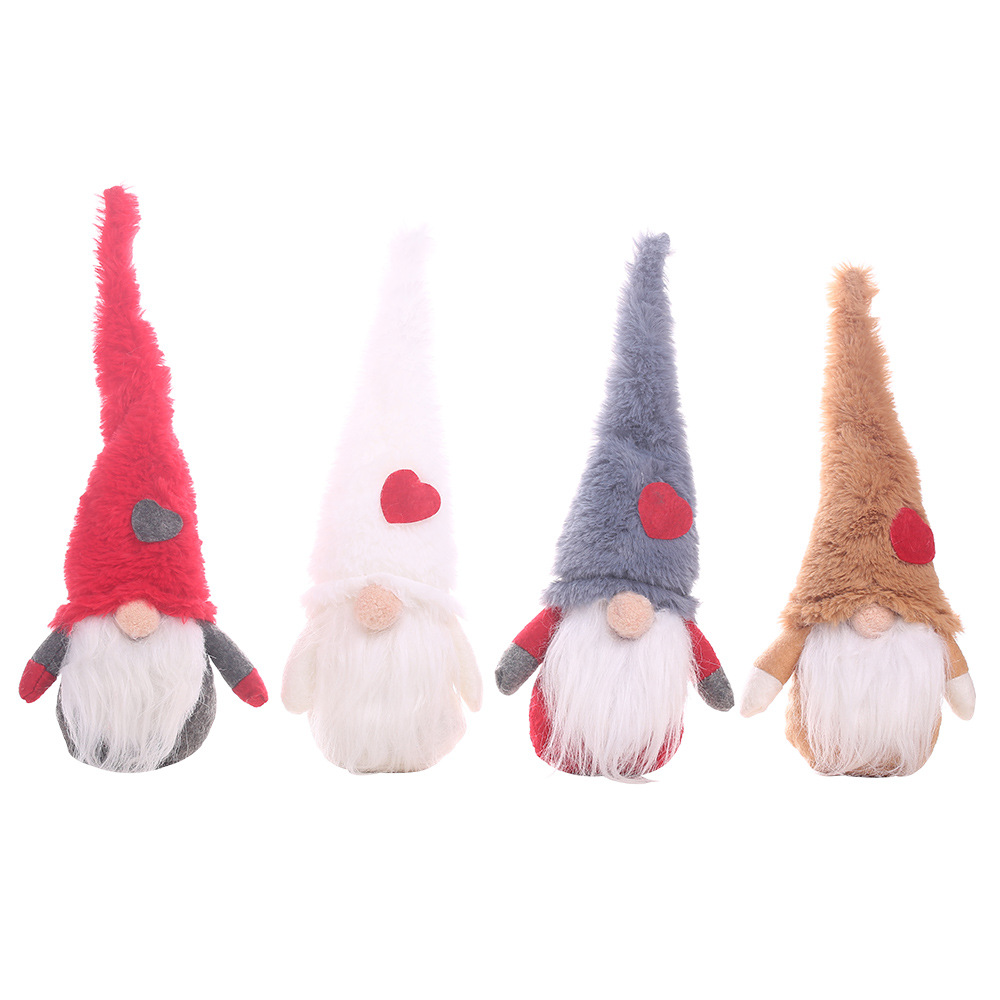 Home & Garden Haube Nieuwe Kerstdecoratie Pluche Lange Hoed Forester Pop Ornamenten Gezichtloze Pop Oude Man Ornamenten_voghion.com