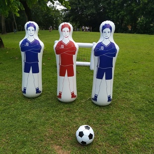 Inflatable human wall tumbler boxing column boxing dummy free kick positioning football simulator training equipment