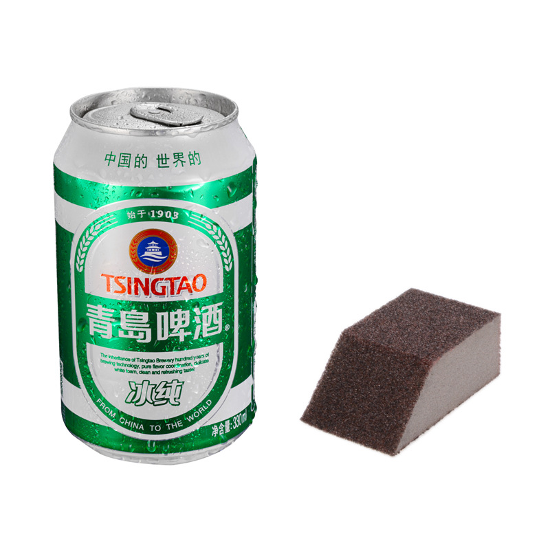 Emery sponge wipe for gaps and corners, decontamination and rust removal, kitchen cleaning brush, dishwashing brush