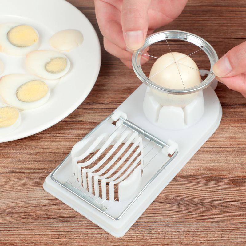 Household multi-functional two-in-one egg cutter egg fancy cutting creative kitchen egg slicer manufacturers wholesale