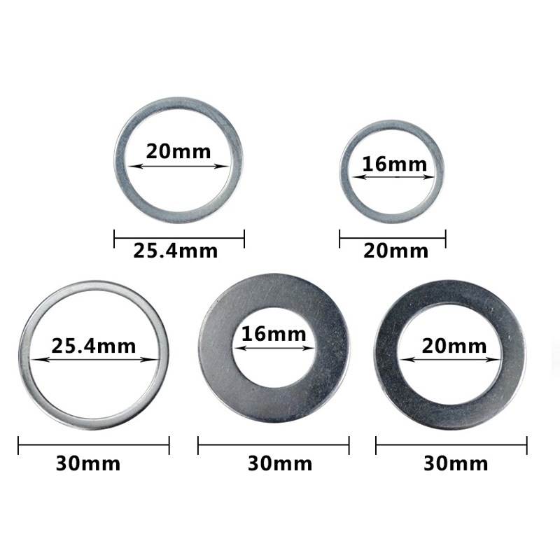 Reducing ring washer inner hole adapter ring woodworking saw blade circular gasket angle grinder aperture conversion saw blade