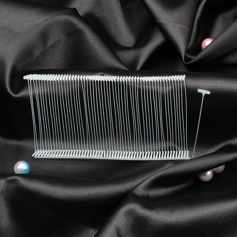 Black thick glue needle manufacturers plastic I-shaped glue needle row needle hanging card glue needle plastic row needle hanging card gun needle
