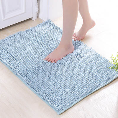 One-piece delivery floor mat bathroom non-slip absorbent door mat chenille baby crawling mat bedroom stair mat foot blanket