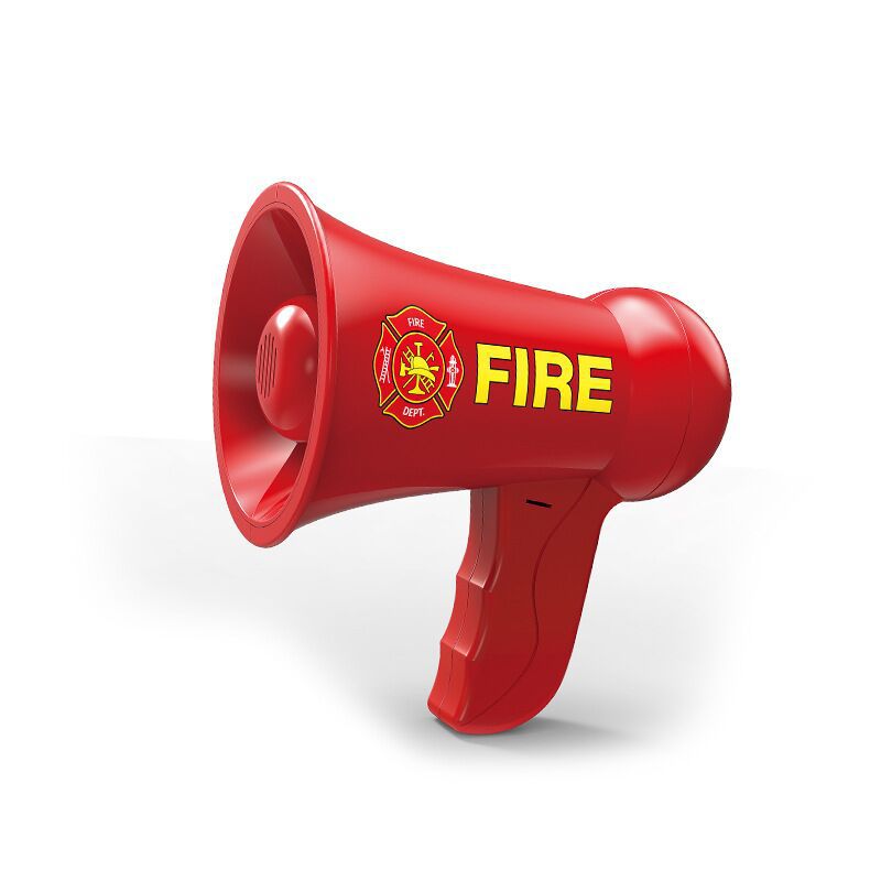 Cross-border Children's Simulation Play House with Sound Effect Toy Set Police Fire Amplifiers Police Loudspeaker