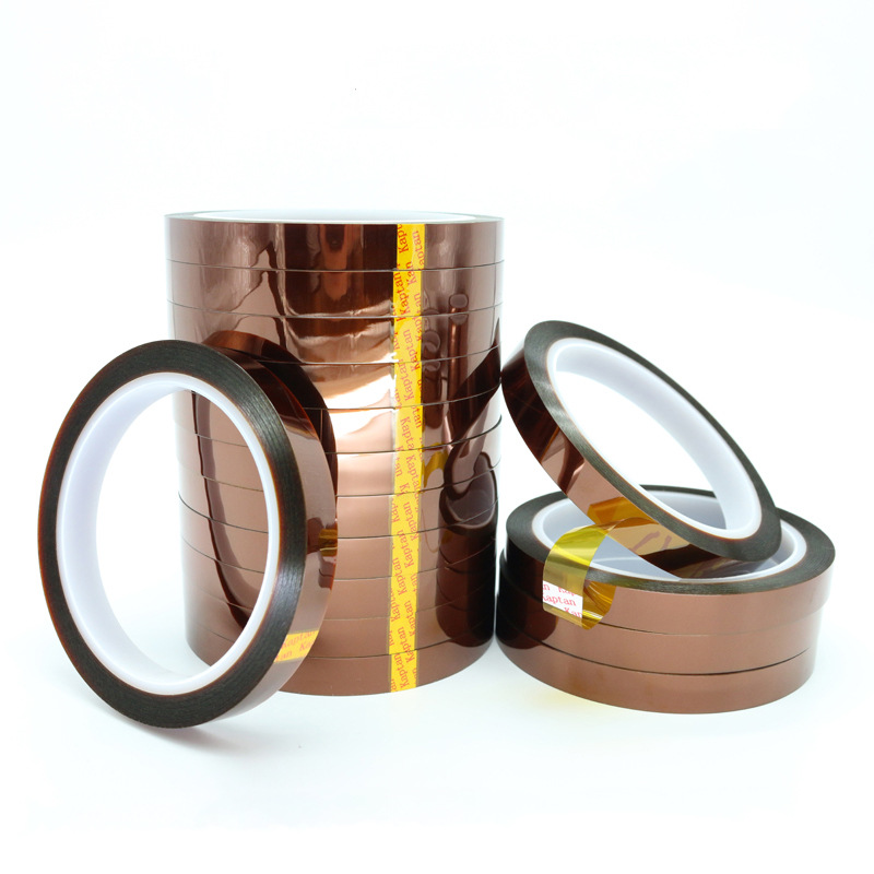 Do not roll automatically fit Brown high temperature insulation tape mobile phone battery film tape gold finger tape