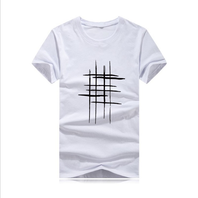 Short-sleeved T-shirt Men's European and American Cross-border Supply Loose Plus Size Casual Stretch Cotton Round Neck Men's T-shirt Wholesale
