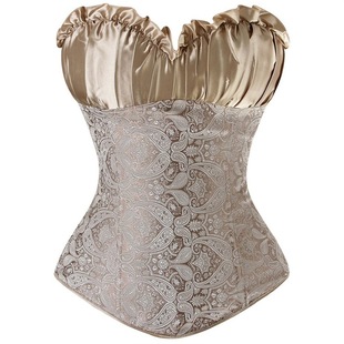 European and American court waistcoat corset strapless zipper corset AliExpress cross-border e-commerce supply generation