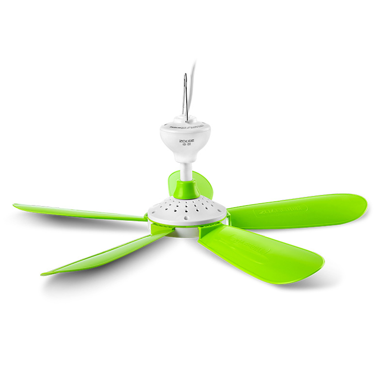 Zhonglian speed regulating small ceiling fan mini electric fan breeze low noise student dormitory mosquito net fan household hanging fan