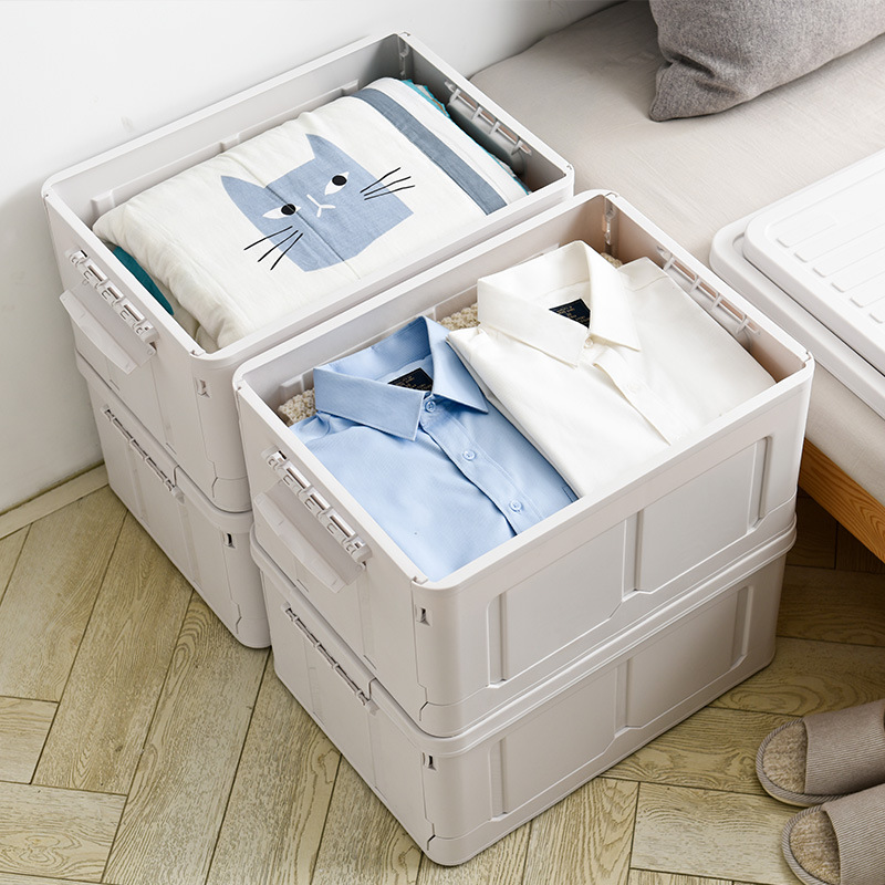 Baby Storage Box Clothes Book Box Folding Organizing Box Multifunctional Thickened Extra Large Car Backup Storage Box