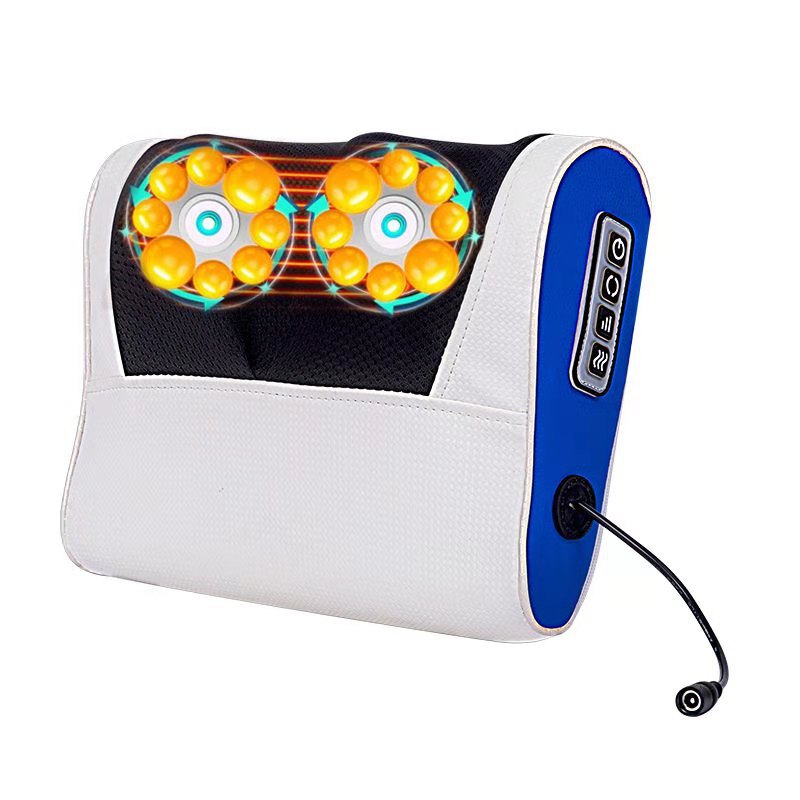 Shoulder and Cervical Spine Massager Neck Waist Shoulder Back Neck Hot Compress Household Electric Pillow Multifunctional Whole Body