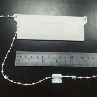 Spot supply 127mm floor bottom bead double hole hanging piece bead buckle connector POM vertical blinds Venetian blind accessories