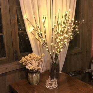 Cross-border simulation branch LED lights rattan lights tree branch lights room bedroom decoration lights string colorful synchronization