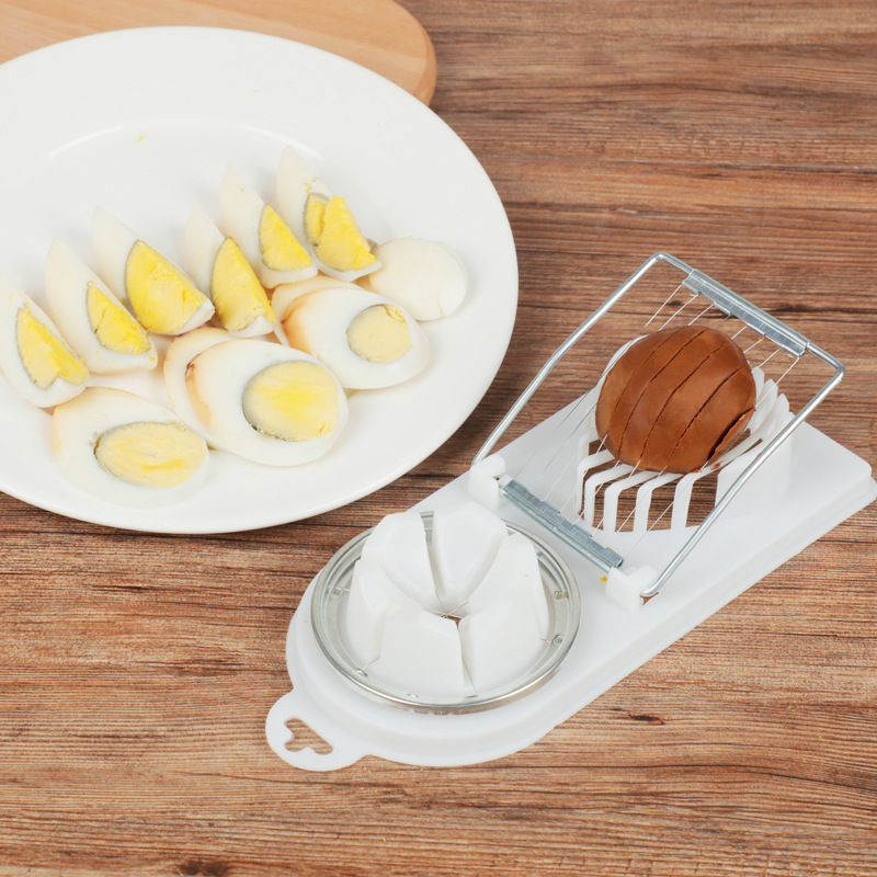 Household multi-functional two-in-one egg cutter egg fancy cutting creative kitchen egg slicer manufacturers wholesale