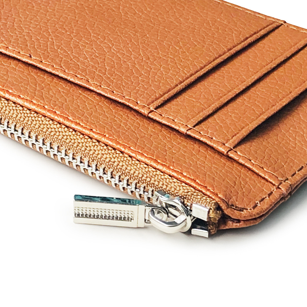 Thin zipper change wallet unisex multi-card large capacity short student wallet a generation of hair