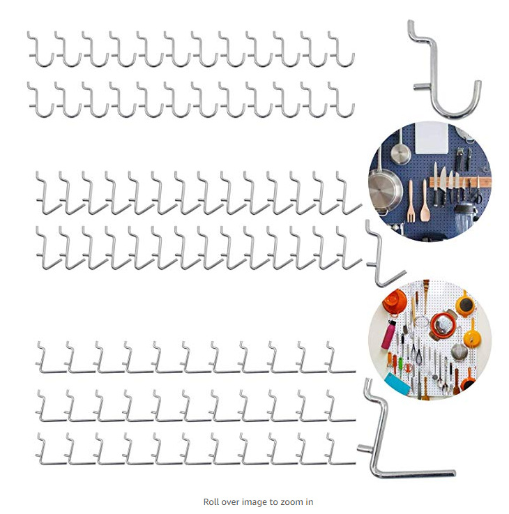 Large quantity of metal hardware Hook 55pc hook Amazon hook shelf hook Hook hardware tools wholesale