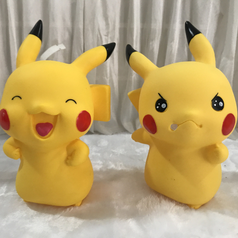 Anti-fall Vinyl Piggy Bank Korean Creative Large Cute Cartoon Children's Piggy Bank June 1 Kindergarten Gift