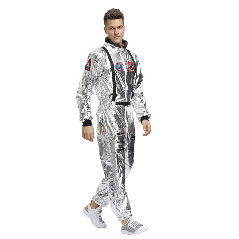 Halloween Couple Wandering Earth Same-style Space Costume Men's Women's Astronaut Parent-child Stage Costume