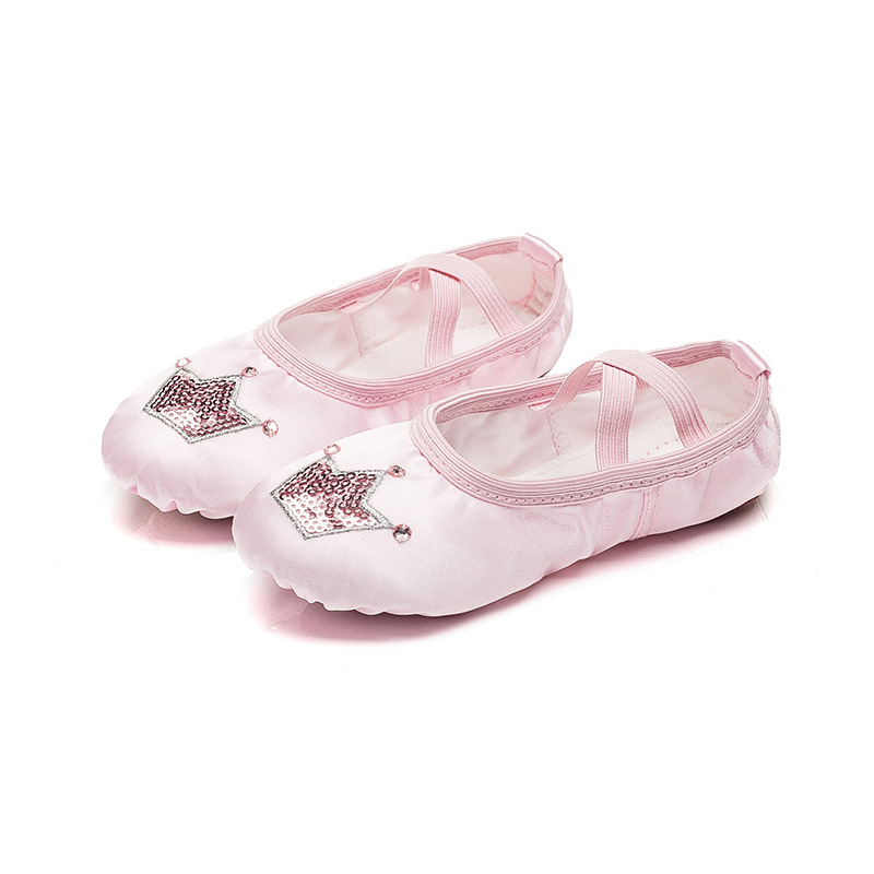 Dance Shoes Children's Women's Soft Sole Practice Cat Claw Shoes Princess Baby Dancing Girls Pink Toddler Ballet Shoes