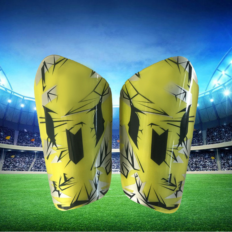 Football leg guard adult children training leg guard color EVA flapper ultra light shin guard campus leg guard wholesale