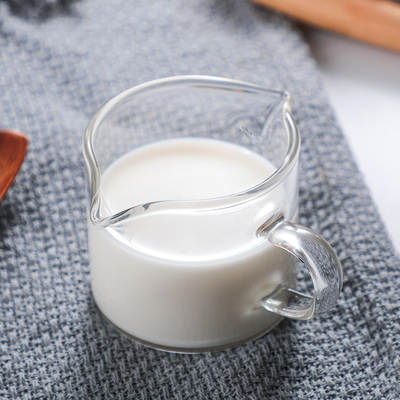 Factory wholesale glass small Milk Cup concentrated glass coffee cup latte cup double mouth sharing coffee cup