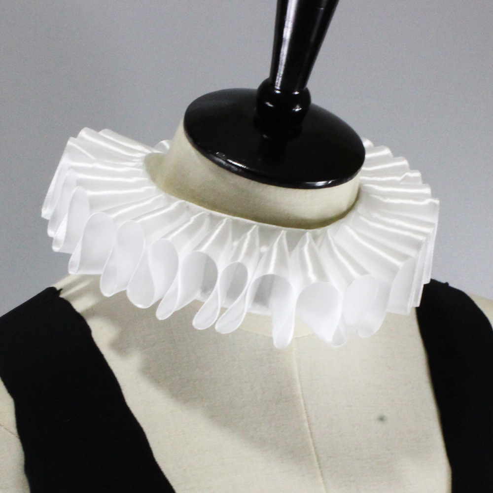 Cross-border beautiful ribbon bow mesh false collar studio shooting props Europe and America Amazon