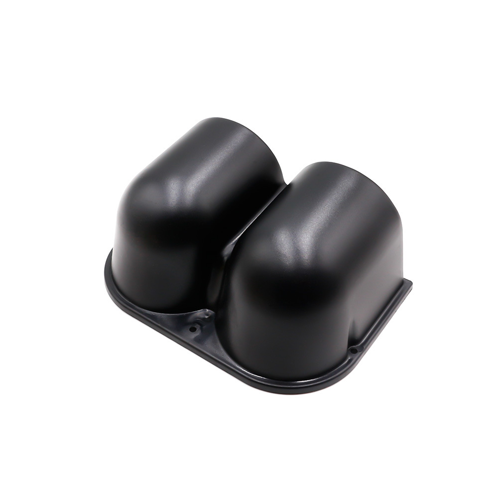 Factory Direct supply car modification universal instrument frame 52MM black two-hole instrument seat porous instrument cover