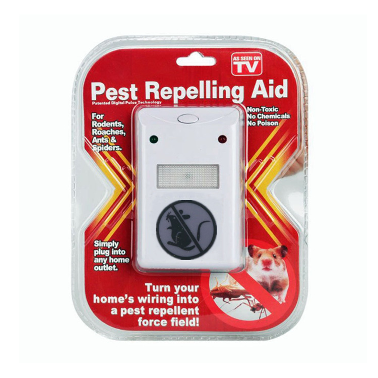 pest repelling aid超聲波電子驅鼠器電磁波驅蚊蟲鼠器外貿tv熱銷