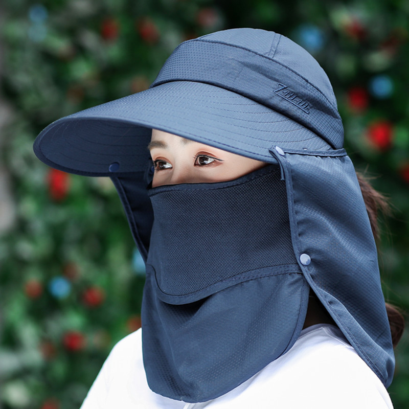 韓国の夏の女性の日よけの帽子の屋外の紫外線防止の日よけの帽子は取り外し可能です。|undefined