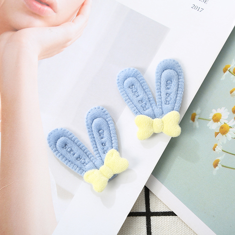 New candy color cartoon ultrasonic embossing accessories rabbit ears clothing accessories clothing accessories wholesale