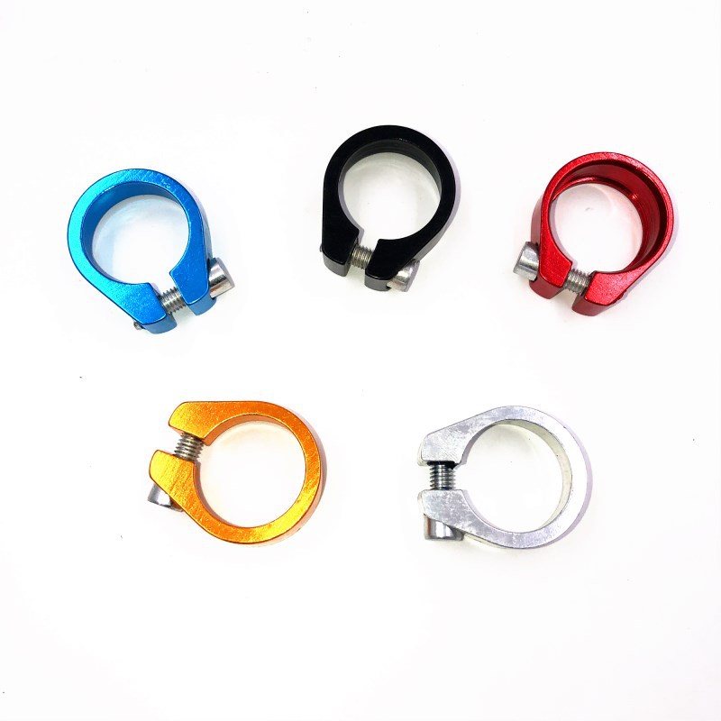 Mountain bike seat pipe clamp dead fly lock 28.6 road bike 31.8 quick release seat pipe clamp riding accessories