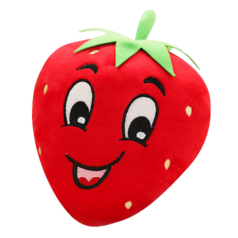 Pet plush toy sounding pet toy fruit vegetable plush pet biting toy