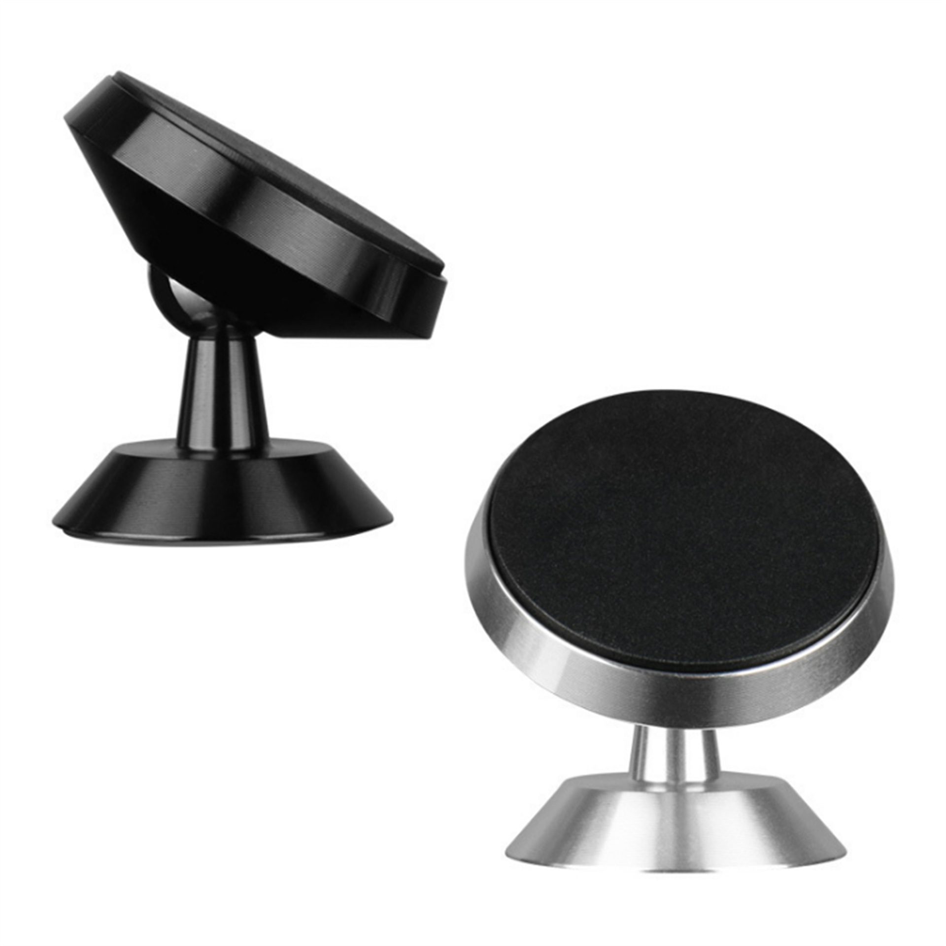 Car magnetic mobile phone holder is suitable for car navigation 360 degree full metal suction cup paste magnet holder